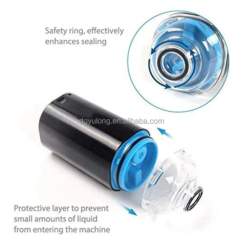 2025 Upgrade Portable Mini USB Rechargeable Vacuum Pump Electric Handheld Food Vacuum Sealer Set With 15PCS Vacuum Seal Bags