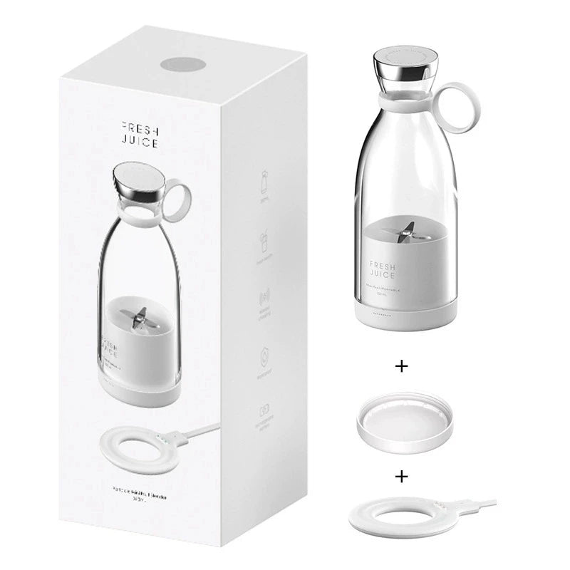Fresh Juice Blender Portable Blender 350Ml Wireless Rechargeable Usb Juicer Cup Fruit Mixer Smoothie Juicer Blender