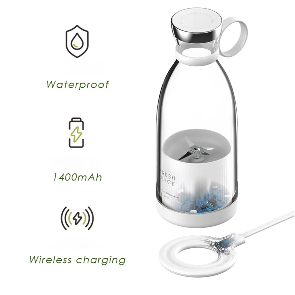 FreshBlend 500ml Portable Electric Juicer