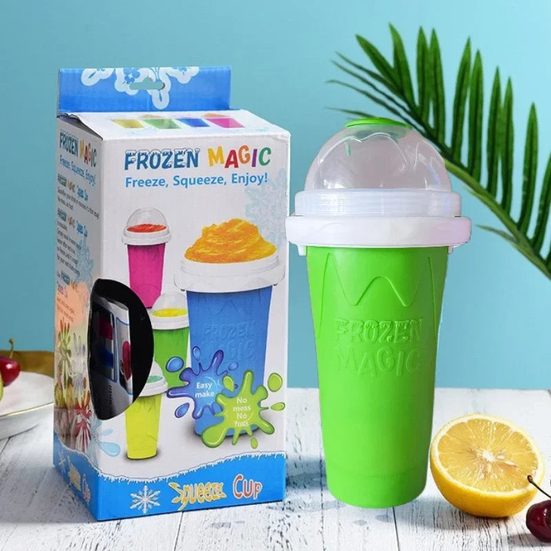Quick-Freeze Magic Slushy Maker Squeeze Cup