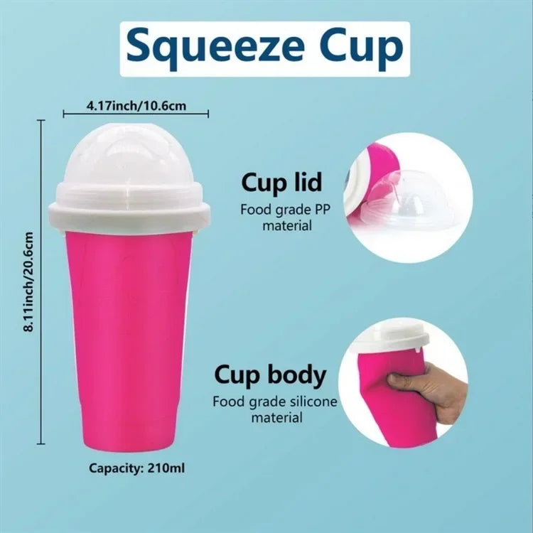 Quick-Freeze Magic Slushy Maker Squeeze Cup