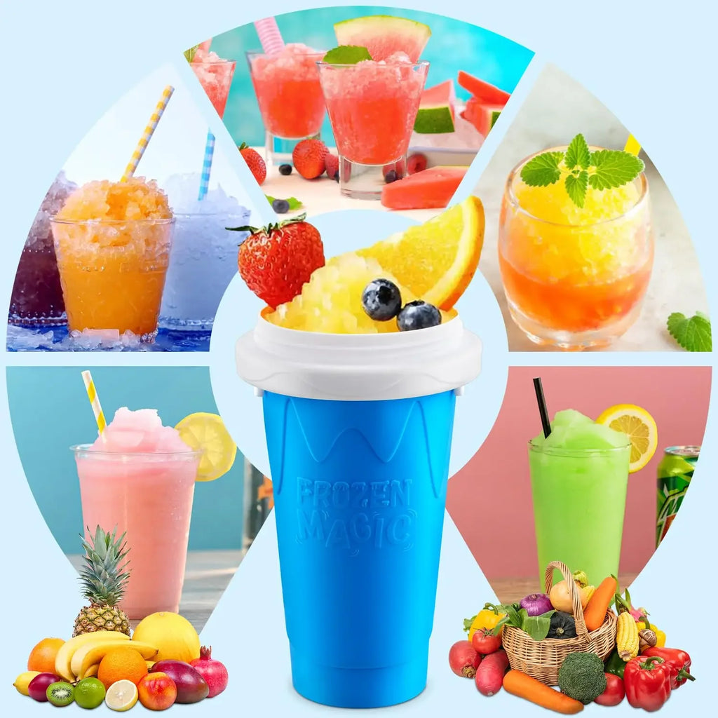 Quick-Freeze Magic Slushy Maker Squeeze Cup