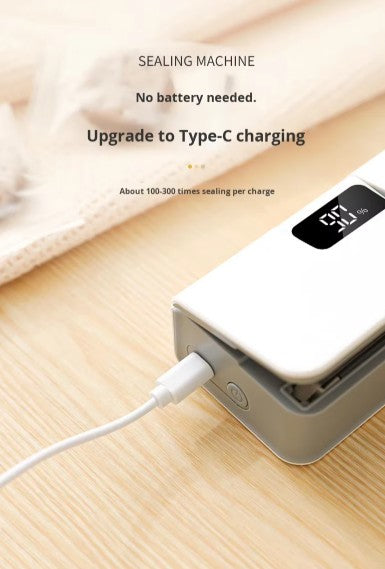 Rechargeable Mini Handheld Plastic Bag Thermal Heat Sealer
