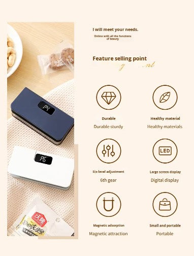 Rechargeable Mini Handheld Plastic Bag Thermal Heat Sealer