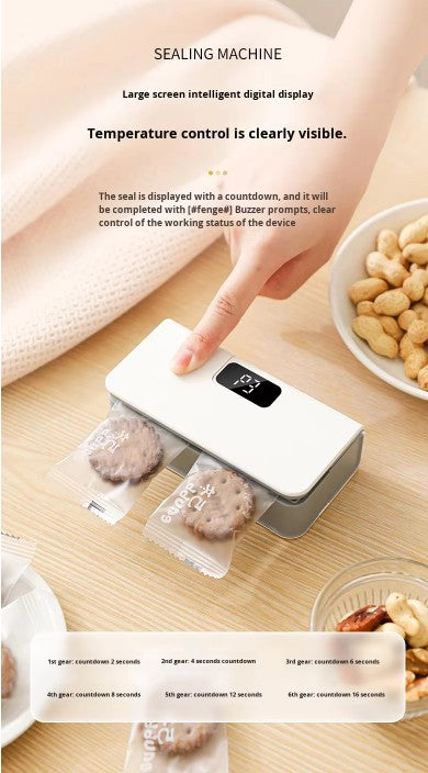 Rechargeable Mini Handheld Plastic Bag Thermal Heat Sealer