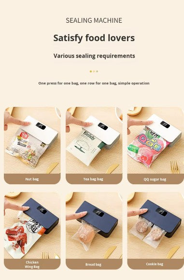 Rechargeable Mini Handheld Plastic Bag Thermal Heat Sealer