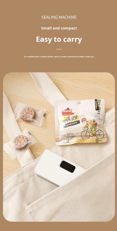Rechargeable Mini Handheld Plastic Bag Thermal Heat Sealer
